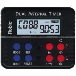 Robic M613 silent/audible Dual Interval & Countdown Timer